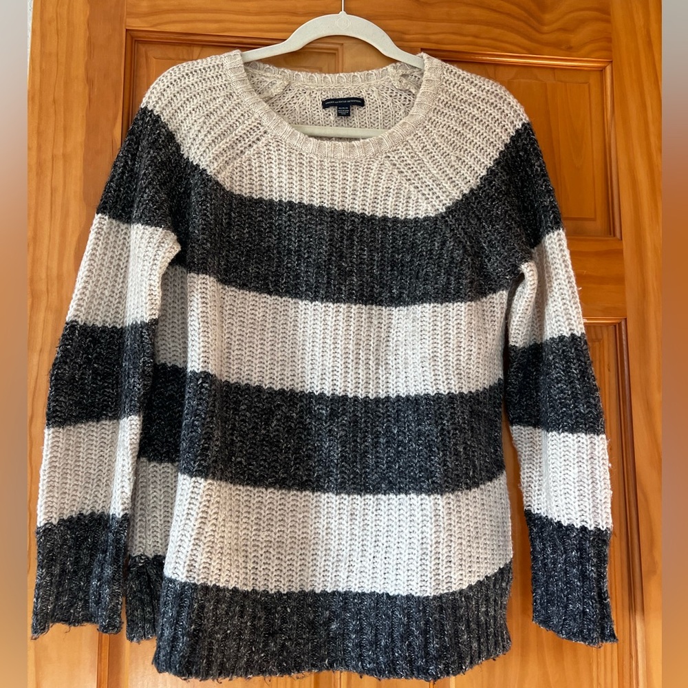 American Eagle Striped Sweater
